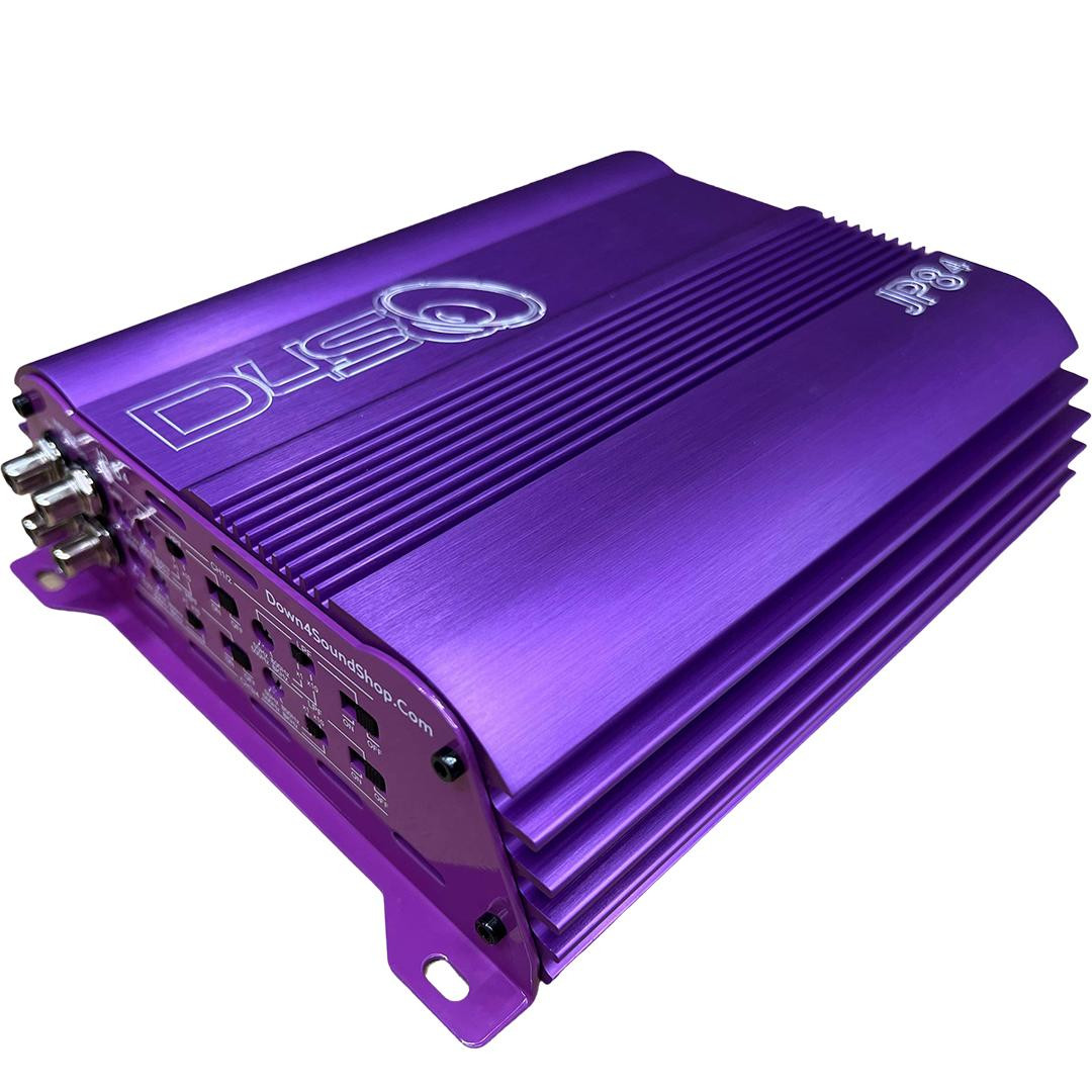 DOWN4SOUND JP84 PURPLE 400W RMS 4CH AMPLIFIER Down4Sound Shop