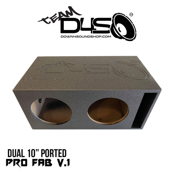 Down4Sound 2 - 10 Team D4S PRO-FAB Ported Subwoofer Enclosure