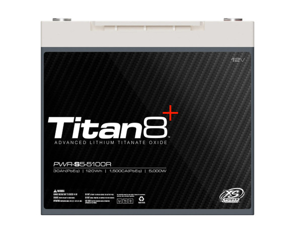 XS Power TITAN8 PWR-S5-5100R Lithium Battery Burst Discharge