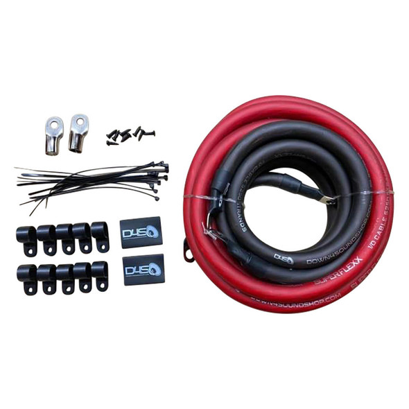 Down4Sound DOWN4SOUND BIG 3 - 0 GAUGE CCA RED /BLACK