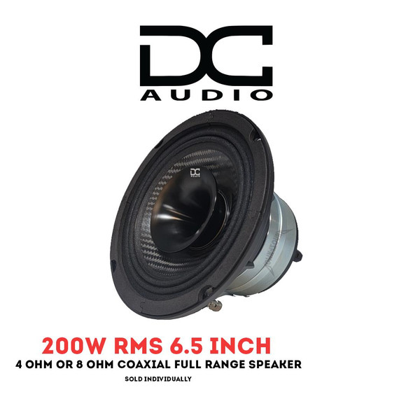 DC Coaxial Pro Audio 6.5 or 200W 6.5 inch Speaker - EACH