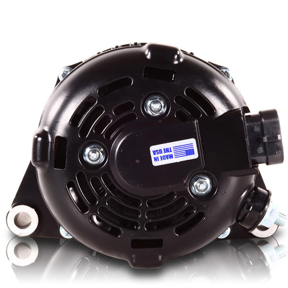 Mechman S Series Billet 170 AMP Racing Alternator For C6 Corvette - Black Anodized