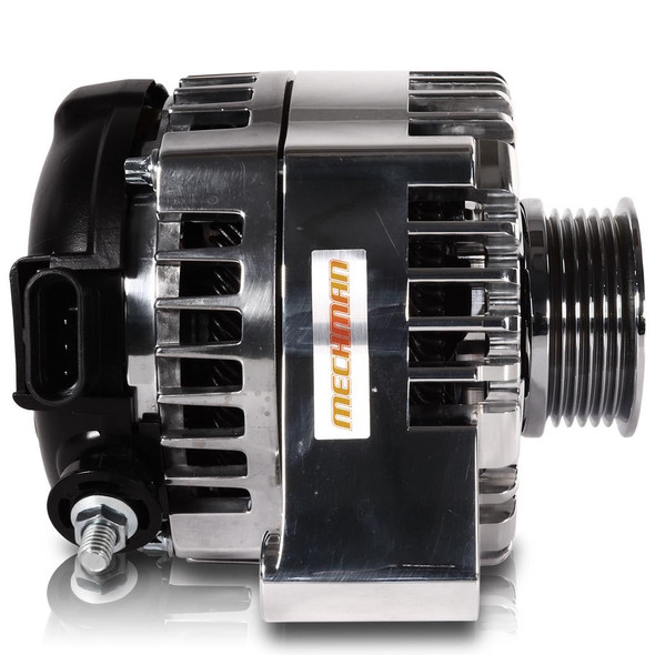 Mechman S Series Billet 240 AMP Racing Alternator For C6 Corvette - Polished Finish
