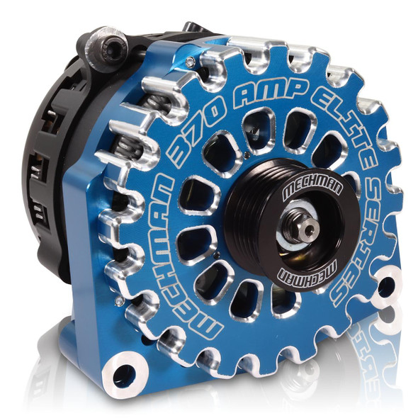 Mechman E Series 370 Amp Blue Billet GM Truck