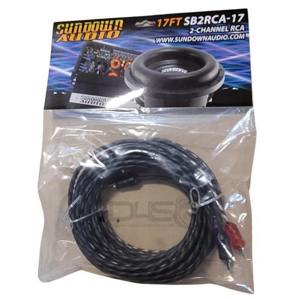 Sundown Audio 17FT SB2RCA-17 2CH RCA Interconnects