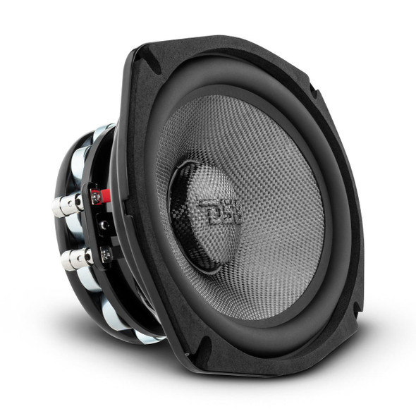 DS18 Audio DS18 PRO-CF69.2NR 6x9 Mid-Bass Loudspeaker With Water Resistant Carbon Fiber Cone And Neodymium Rings Magnet 600 Watts 2-Ohms