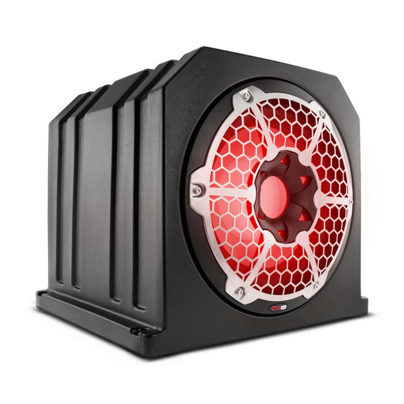 DS18 Audio DS18 HYDRO NXL-10SUBLD 10 Marine and Motorsports Subwoofer Box Loaded with Integrated RGB Lights 4 Ohms 700W