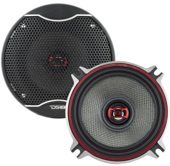 DS18 Audio DS18 EXL-SQ4.0 Glass Fiber 4 2-Way Coaxial Car Speaker with 260 Watts 3-Ohm