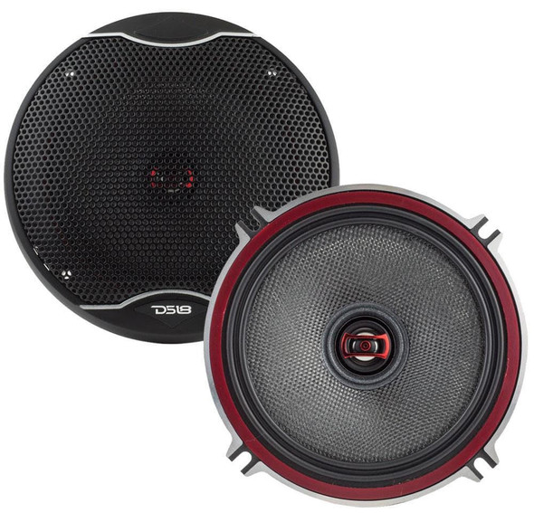 DS18 Audio DS18 EXL-SQ5.25 Glass Fiber 5.25 2-Way Coaxial Car Speaker 340 Watts 3-Ohm