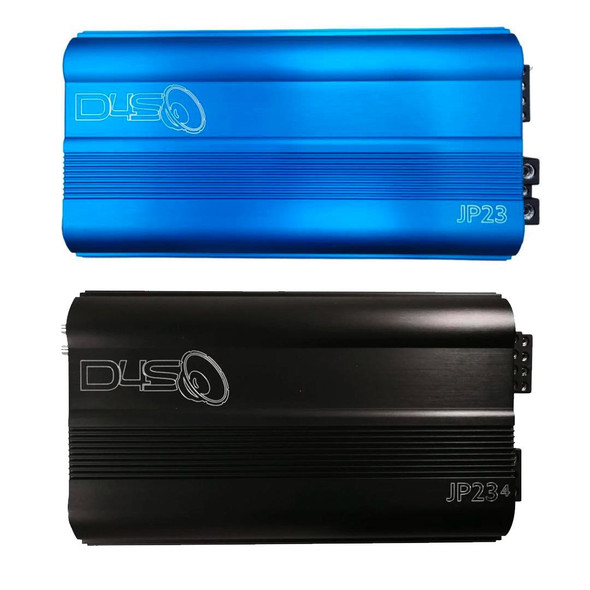 Down4Sound JP23 V2 BLUE + 234  4CH CAR AMPLIFIER COMBO DELUXE