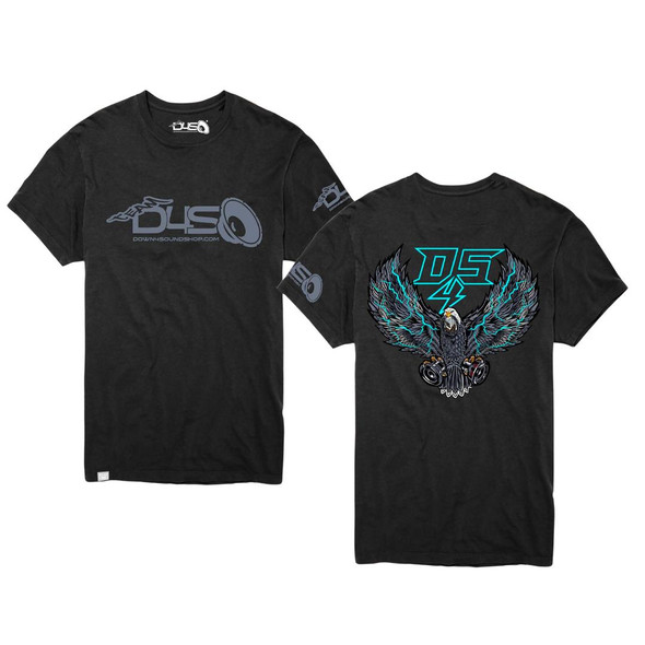 Down4SoundShop DOWN4SOUND FREEDOM BASSHEAD T-SHIRT (BLACK)