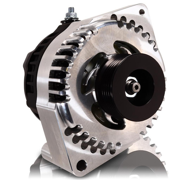 Mechman S Series Billet 240A racing alt - 6/12 Ford 6S  - Machined 