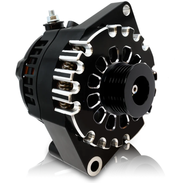 MECHMAN | S SERIES BILLET 240A RACING ALT - 6/12 FORD 6S - BLACK