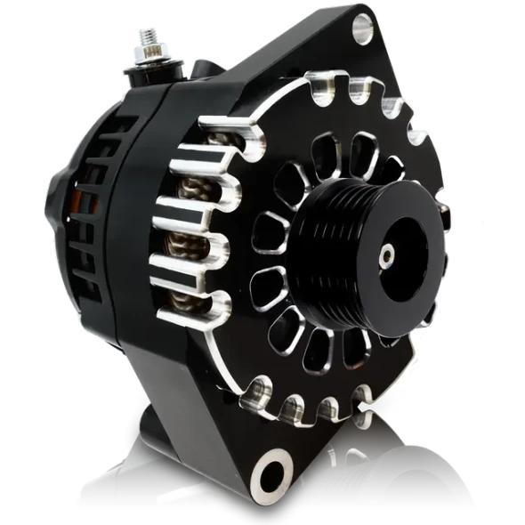  MECHMAN | S SERIES BILLET 240A RACING ALT - 6/12 FORD 6S - BLACK 