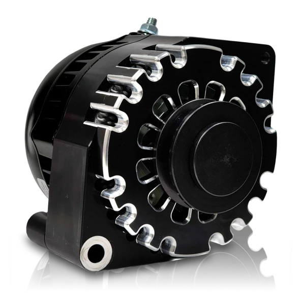 MECHMAN | S SERIES BILLET 170A RACING ALT - EARLY FORD - BLACK