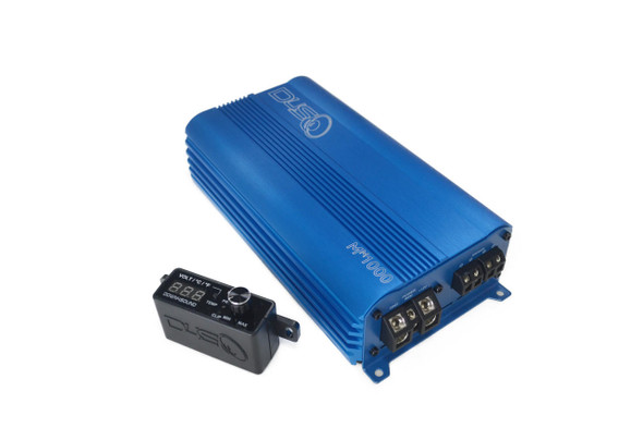 Down4Sound MM1000 (MINI MAXX) -  BLUE | 1000W RMS Mini Car Audio Amplifier