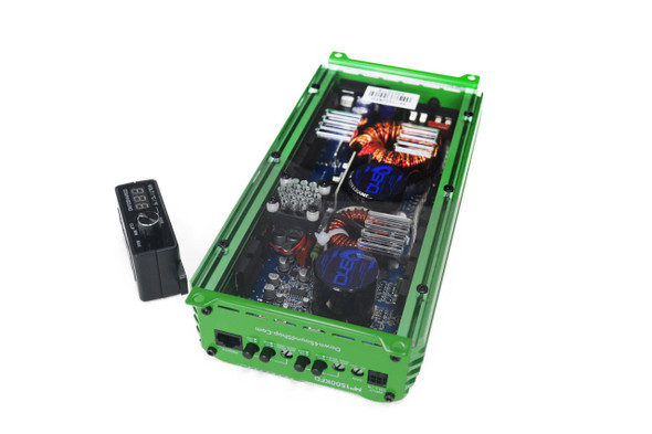 Down4Sound MM1500KFD (MINI MAXX) - GREEN | 1500W RMS MINI FULL BRIDGE AMPLIFIER