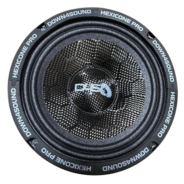 Down4Sound 4 - Hexicone - 6.5 Inch midrange speakers + JP234 Blue Amplifier - 1000W RMS COMBO  