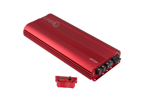 Down4Sound DOWN4SOUND JP 10.4 RED | 6000W RMS - 4 Channel Amplifier