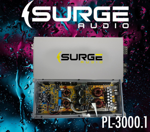  Surge Audio - PL-3000.1 | 3,000 WATT MONOBLOCK CAR AMPLIFIER 