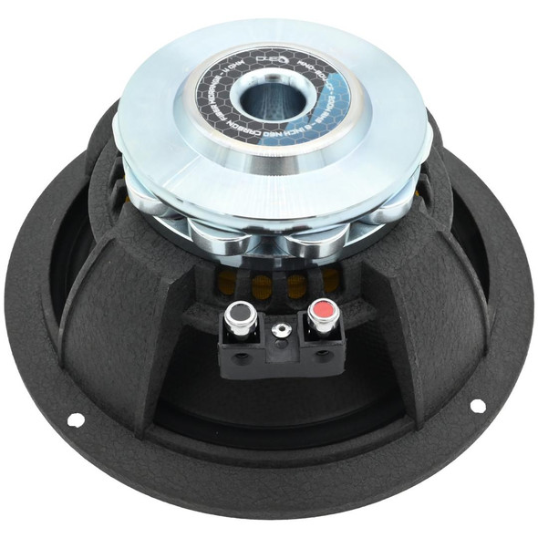 Down4Sound DOWN4SOUND D4S-MND804CF Carbon Fiber Neo+ Speaker - 8 Inch, 200W RMS, 4 Ohm