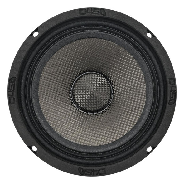 Down4Sound DOWN4SOUND D4S-SF804CF Carbon Fiber Shallow Midrange Speaker - 8 Inch, 180W RMS, 4 Ohm 