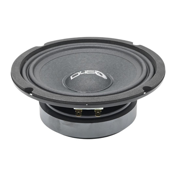 Down4Sound DOWN4SOUND D4S-SF654 - 6.5" Shallow Mount Midrange Speaker - 100W RMS, 4 Ohm High-Performance Audio Driver