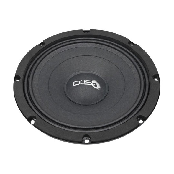 Down4Sound DOWN4SOUND D4S-SF804 - 8" Shallow Mount Midrange Speaker - 110W RMS, 4 Ohm High-Performance Audio Driver