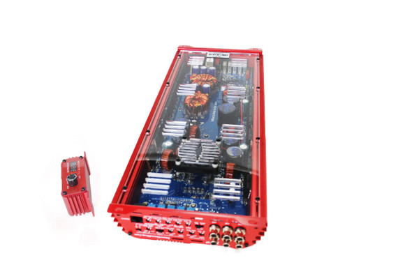  Down4Sound JP95T RED | 1500W RMS - 5 Channel Amplifier 