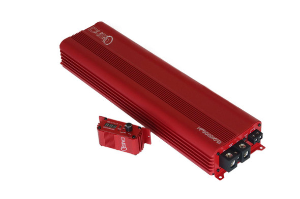 Down4Sound DOWN4SOUND MM3000KFD (MINI MAXX) - RED | 3000W RMS MINI FULL BRIDGE AMPLIFIER 