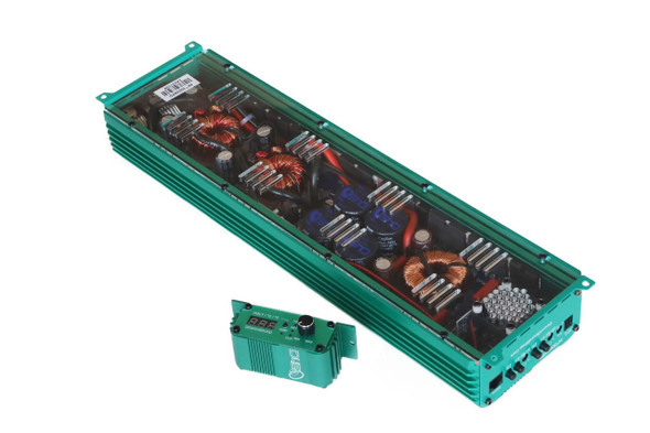 Down4Sound DOWN4SOUND MM3000KFD (MINI MAXX) - TEAL | 3000W RMS MINI FULL BRIDGE AMPLIFIER 