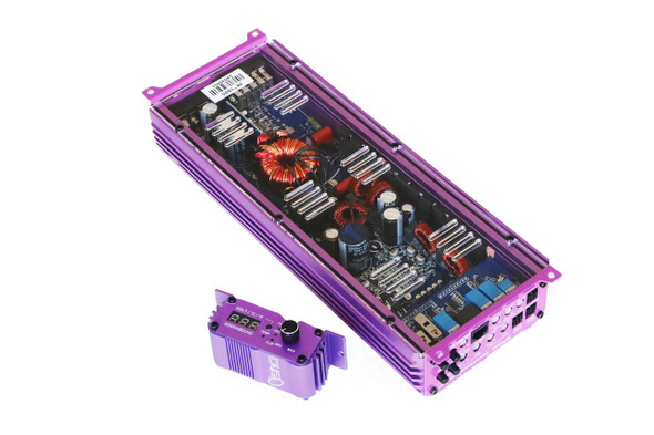  Down4Sound MM1005 (MINI MAXX) - PURPLE |  1100W RMS MINI 5 CH Car Audio Amplifier 