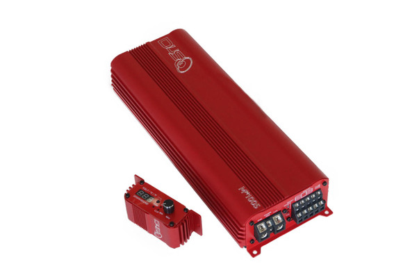  Down4Sound MM1005 (MINI MAXX) - RED |  1100W RMS MINI 5 CH Car Audio Amplifier 