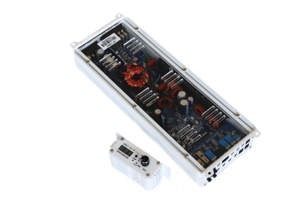  Down4Sound MM1005 (MINI MAXX) - GLOSS WHITE |  1100W RMS MINI 5 CH Car Audio Amplifier 