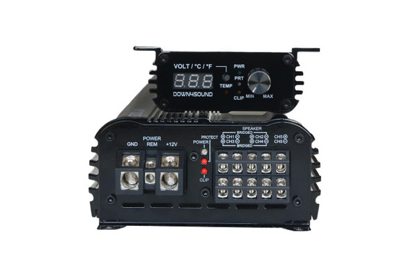 Down4Sound MM1005 (MINI MAXX) - GLOSS BLACK |  1100W RMS MINI 5 CH Car Audio Amplifier 