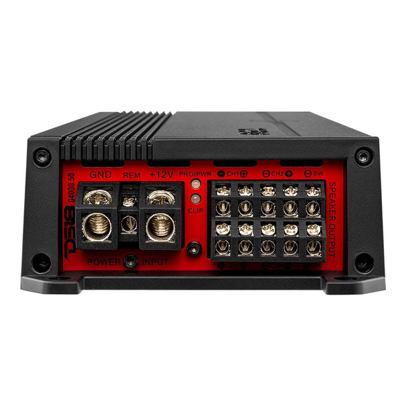 DS18 Audio GEN-X 5-Channel Class D Amplifier 130 x 4 @ 4-Ohm + 900 x 1 @ 1-Ohm Watts Rms DS18 Audio GEN-X 5-Channel Class D Amplifier 130 x 4 @ 4-Ohm + 900 x 1 @ 1-Ohm Watts Rms