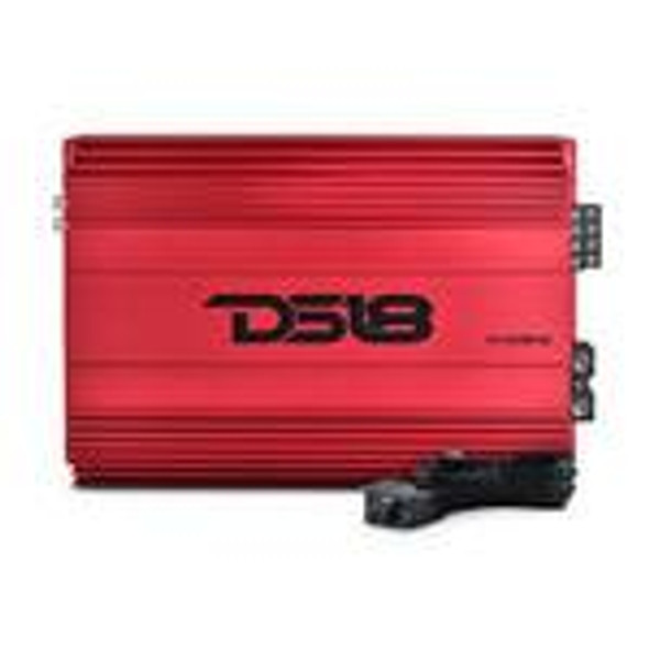 DS18 Audio HOOLIGAN KO Full Range Class D 4-Channel Amplifier 4 x 300 Watts Rms @ 4-Ohm Made In Korea - RED DS18 Audio HOOLIGAN KO Full Range Class D 4-Channel Amplifier 4 x 300 Watts Rms @ 4-Ohm Made In Korea - RED