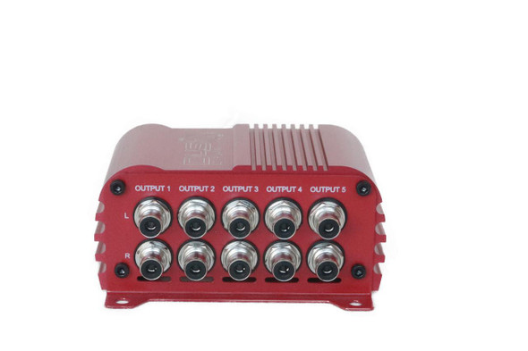 Down4Sound DOWN4SOUND - EZY RCA110 - RED - 1 in 10 out Powered RCA DISTRIBUTION 