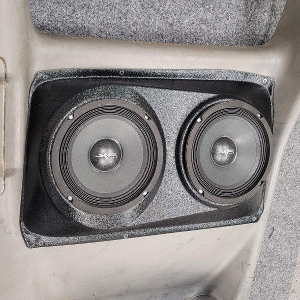 DOWN4SOUND PODS DOWN4SOUND Dual 6.5" Speaker Pods for the Rear Door of a 00-06 Chevrolet Silverado-GMC Sierra Extended Cab Manual Window