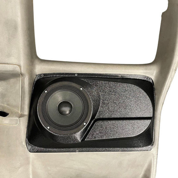DOWN4SOUND PODS DOWN4SOUND Single 6.5" Speaker Pods for the Rear Door of a 00-06 Chevrolet Silverado-GMC Sierra Extended Cab Manual Window