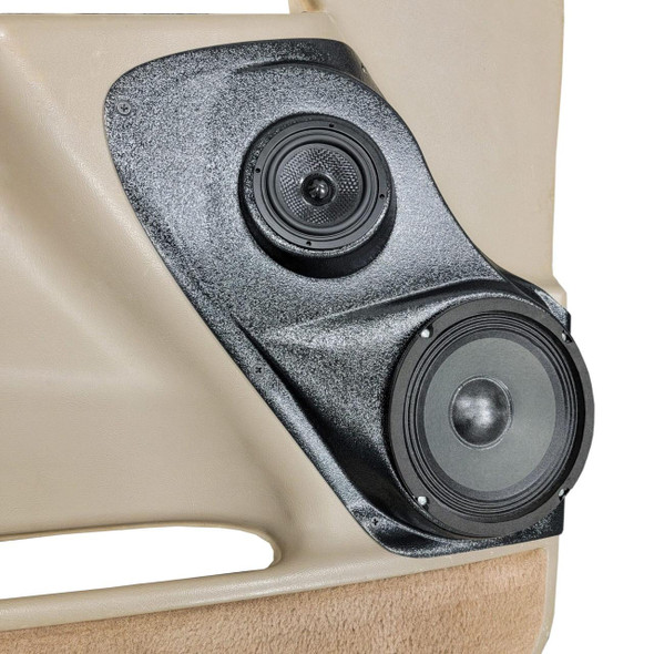 DOWN4SOUND PODS DOWN4SOUND Single 6.5" and Single 3.5" Speaker Pods for the Front Door of a 00-06 GM Full Size Truck 