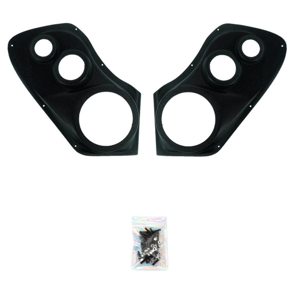 DOWN4SOUND PODS DOWN4SOUND Single 6.5" and Single 3.5" and Single Tweeter Speaker Pods for the Front Door of a 00-06 GM Full Size Truck 