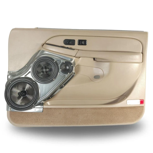 DOWN4SOUND PODS DOWN4SOUND Single 8" and Single 6.5" and Single 3.5" Speaker Pods for the Front Door of a 00-06 GM Full Size Truck