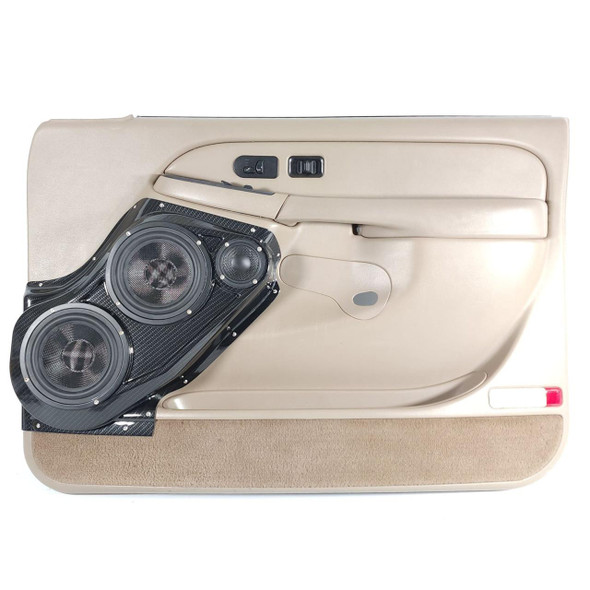 DOWN4SOUND PODS DOWN4SOUND Dual 6.5" and Single 3.5" Speaker Pods for the Front Door of a 00-06 GM Full Size Truck 