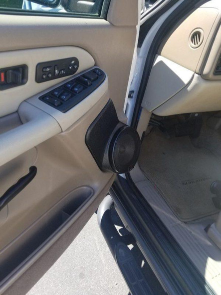 DOWN4SOUND PODS DOWN4SOUND Flangeless Single 6.5" Speaker Pods for the Front Door of a 00-06 GM Full Size Truck 