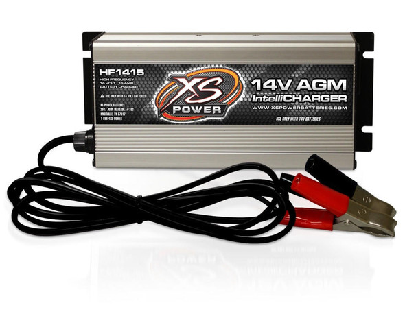XS Power HF1415 - 14V High Frequency AGM IntelliCharger, 15A