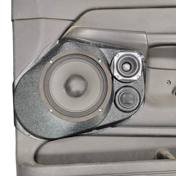 DOWN4SOUND PODS DOWN4SOUND Single 8" and Single 3.5" and Single Tweeter Speaker Pods for the Front Door of a 02-05 Dodge Ram 