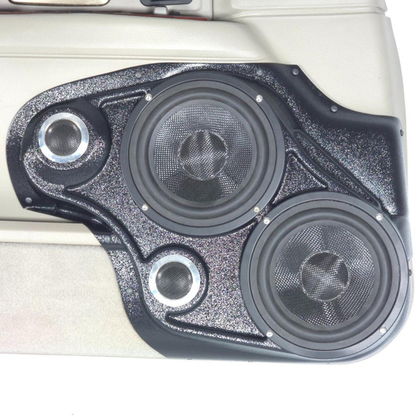 DOWN4SOUND PODS DOWN4SOUND Dual 6.5" and Dual Tweeter Speaker Pods for the Front Door of a 03-12 Lincoln Towncar