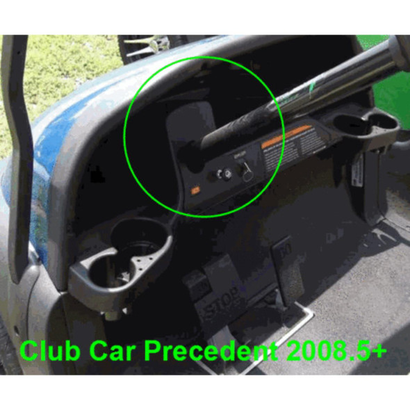 DOWN4SOUND PODS DOWN4SOUND Single DIN Head Unit Speaker Pods for the Dash of a 04-08 Club Car Precedent