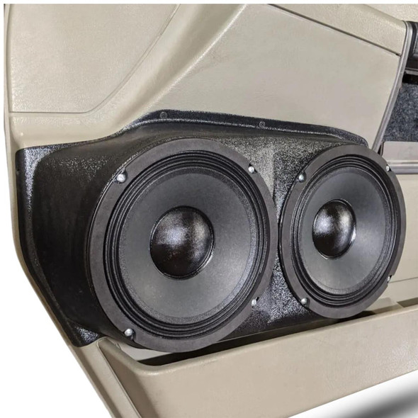 DOWN4SOUND PODS DOWN4SOUND Dual 8" Speaker Pods for the Front Door of a 03-07 Hummer H2 SUV